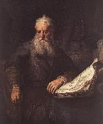 REMBRANDT Harmenszoon van Rijn Apostle Paul oil painting on canvas